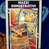 pokemon mazzi dimostrativi pikachu e charizard
