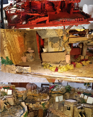 Presepe artigianale nuovo
