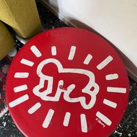 Pouf design keith haring limited edition 1995