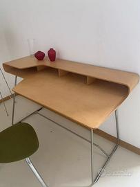 Scrivania scrittoio Cappellini Loop in legno