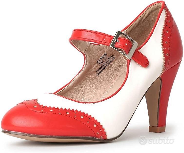 Bellissime scarpe modello Pin Up (anni 50) Abbigliamento e