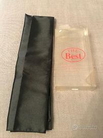 Amas bandana foulard nero rosso bianco nuovo