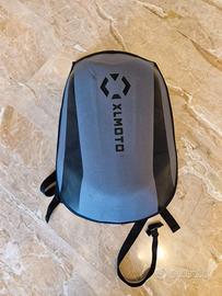 Zaino moto rigido XLMOTO grigio nero