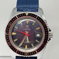 Orologio vintage diver LANCO Jumbo 2481 + box