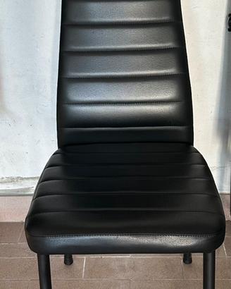 4 sedie sala/cucina , simil pelle