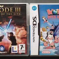 NINTENDO DS - 2 giochi: Star Wars ep. 3 - Worms 2