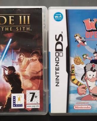 NINTENDO DS - 2 giochi: Star Wars ep. 3 - Worms 2