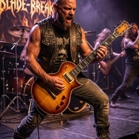 LTD - EC1000 Deluxe Amber Sunburst SEYMOUR DUNCAN