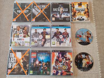 Lotto 9 videogiochi PS3 PlayStation Pal Ita Esp Uk
