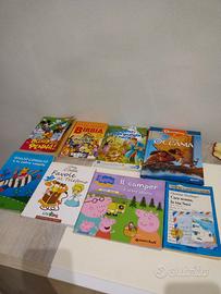 Set libri per bambini con peppa pig e Oceania