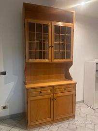 Vetrinetta in legno e vetro
