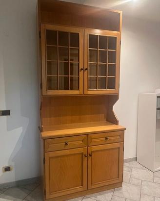 Vetrinetta in legno e vetro