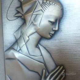 Quadro argento 925 bassorilievo Ottaviani