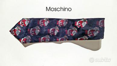Cravata Vintage Moschino Santa Claus 