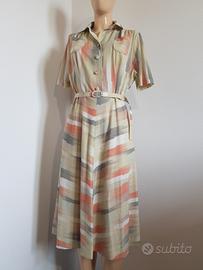 Abito midi/lungo multicolore primavera/estate 