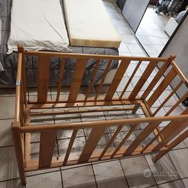 Lettino sbarre Legno