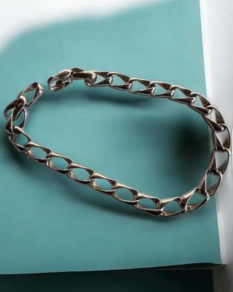 Collana uomo vintage argento Pianegonda