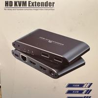 PWAY KVM Extender per trasmissione video HDMI USB