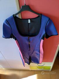 muta da immersione corta donna tg L viola e rosa