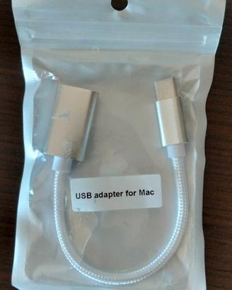 Cavetto adattatore USB per sistema Mac e iPhone 