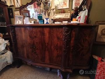 MOBILE ANTICO SPECCHIERA CASSETTI E SPORTELLI.