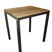 Tavolo stile industriale il legno e ferro