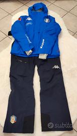 🇮🇹Tuta sci Kappa FISI Audi, tg. XL da uomo 🔝🎿