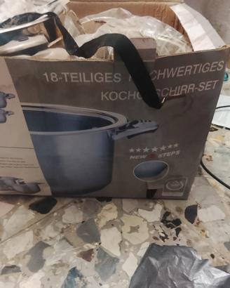 batteria di pentole 18 