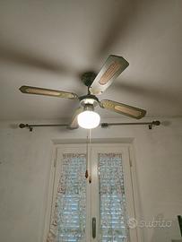 lampadario con ventilatore incorporato 