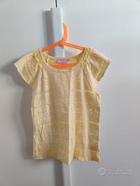 T-shirt gialla ragazza Cycleband 13-14 anni