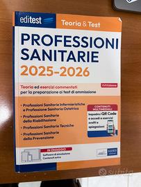 Libro professioni sanitarie teoria e test2025 2026