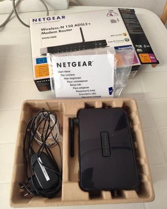 Modem Router ADSL2+ Netgear DGN1000 Wi-Fi N150