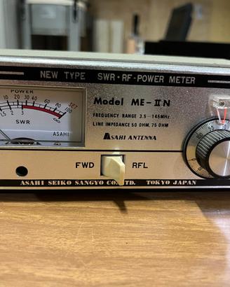 Rosmetro Asahi Seiko ME-IIN SWR RF Power Meter