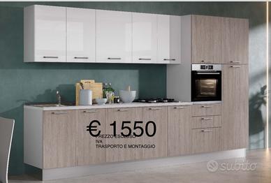 Cucina lineare 360 cm Pronta consegna