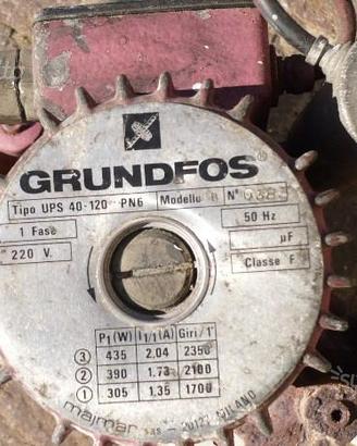 Pompa di circolazione acqua GRUNDFOS