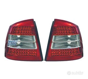 FANALI A LED OPEL ASTRA G 2P 4P 97-04 ROSSO AFFUMI