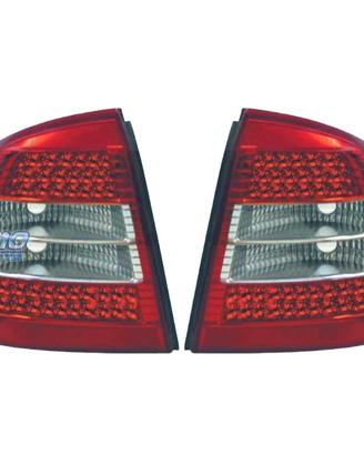 FANALI A LED OPEL ASTRA G 2P 4P 97-04 ROSSO AFFUMI