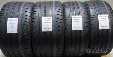 4 GOMME 245 35 20 E 305 30 20 MICHELIN BR1686