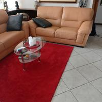 coppia di divani in pelle