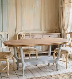 tavolo shabby  L 183 x 90 x H 78.