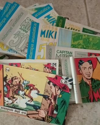 32 giornalini a strisce di "Capitan Miki"