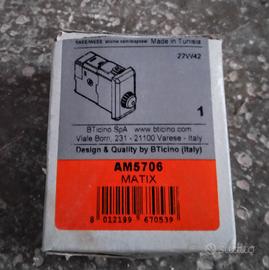Dimmer elettrico e tappi BTicino Matix