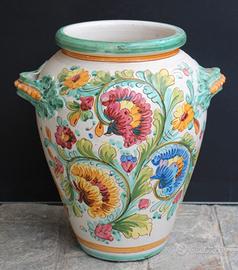 PORTAOMBRELLO  - Deruta anni 60/70 decorato a mano