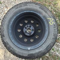 4 gomme termiche con cerchioni in ferro