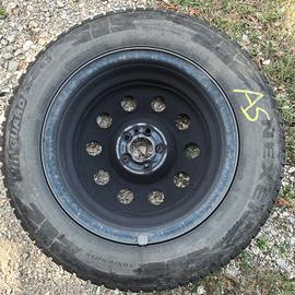 4 gomme termiche con cerchioni in ferro