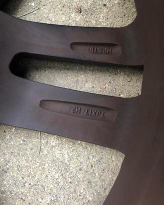 Cerchi in lega da 17 con gomme invernale