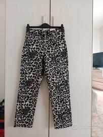pantaloni jeans donna leopardati Janina