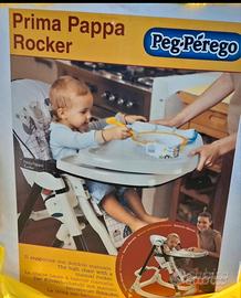 seggiolone con dondolo manuale 