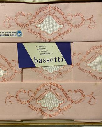 Lenzuola matrimoniali vintage Bassetti