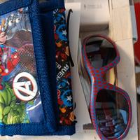 Borsellino Avengers più occhiali Spiderman €9
